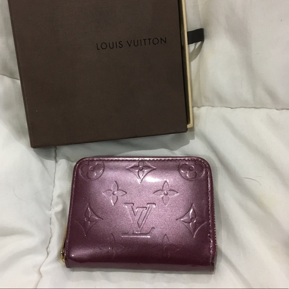 Louis Vuitton Violette Vernis zippy coin purse